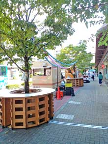 入間市イベントにダンボールテーブル-1