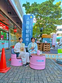 入間市イベントにダンボールテーブル-3