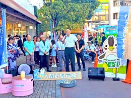 入間市イベントにダンボールテーブル-4