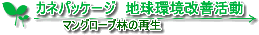 カネパッケージ地球環境改善活動