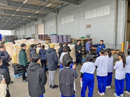 “間伐材ベンチ“の組み立て会-1