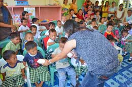 Children in Vicente Day-care center