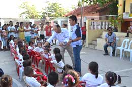Children in Banacon Day-care center