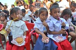 Children in Banacon Day-care center