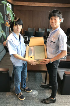 お酒用梱包箱を製作