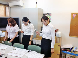 十文字女子学園大学からのインターンシップ生