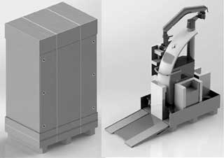 大型医療支援ロボット用梱包材