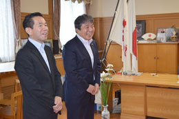 金坂社長とカルソニックカンセイ 森谷代表取締役社長